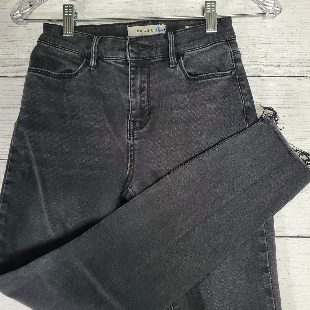 Pacsun Jeans Women Size 25 High Rise Ankle Jegging Black